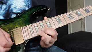 Lucretia (Megadeth) Guitar Solo TUTORIAL By César Ambrosini