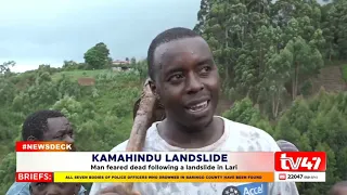 Lari man killed by landslides, efforts to retrieve body prove futile