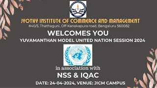 Yuvamanthan Model United Nations Session 2024