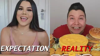 Mukbangers EXPECTATIONS VS REALITY