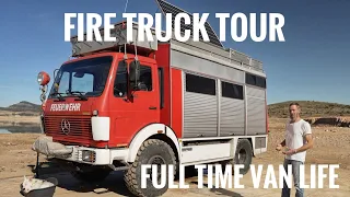 Amazing & Versatile Fire Truck Conversion, Full Time Living -Why Vanlife#1