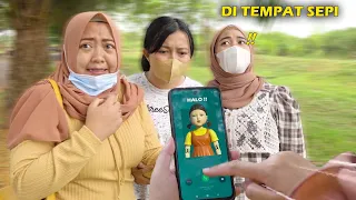 GAWAT DI TELPON BONEKA SQUID GAME PAS DI TEMPAT SEPI !! SEMUA KETAKUTAN