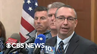 Watch: Maine officials give update on manhunt for suspect in mass shooting