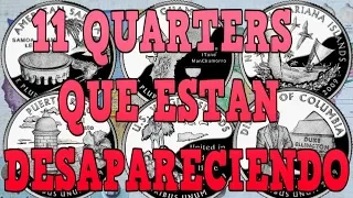 6 AMERICANQ UARTERS QUE SE ESTAN DESAPARECIENDO Y CINCO DIFICIL DE ENCONTRAR