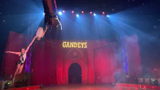 Gandeys Circus 2023 Trafford Centre Duo Garcia on the Rocket