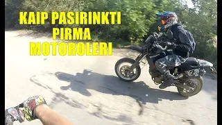 KAIP PASIRINKTI PIRMA MOTOROLERI? MOTOVLOG