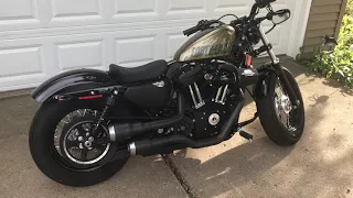 2013 Harley Sportster 48 stage 4 kit V&H grenade exhaust