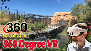 360 VR video of Tiger Rock Chessington World of Adventures – POV –  Meta Quest 3 VR - Insta360 X3 VR