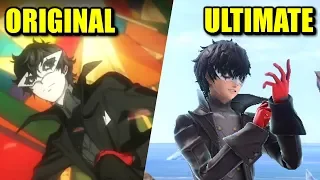 Super Smash Bros. Ultimate - Origin of Joker Moves & Animations