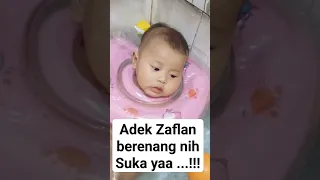 Adek Zaflan minta berenang #anakanak #mainan #shortvideo #berenang