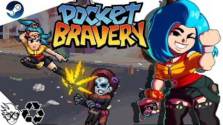 Pocket Bravery (Steam / 2023) - Mingmei Wong [Ver:1.16 Playthrough/LongPlay : Arcade Mode - Hardest]