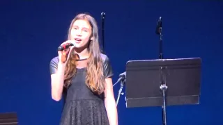 Victoria Csatay singing Pure Imagination at NJPAC with NJPAC Jazz for Teens May 1, 2016