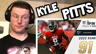 Rugby Player Reacts to KYLE PITTS (Atlanta Falcons, TE) #91 NFL Top 100 Players in 2022