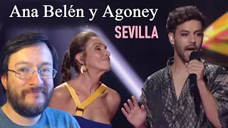 Ana Belén y Agoney | Sevilla (en vivo) | REACCIÓN (reaction)