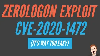 ZeroLogon Exploit - Abusing CVE-2020-1472 (Way Too Easy!)