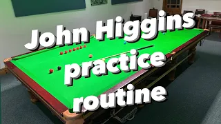 The John Higgins routine