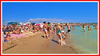 【4K】ROMANIA BEACHES WALKING TOUR Discover the Black Sea Sunny Shore - La Plaja in Costinesti Romania