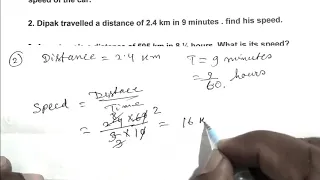 Time speed and distance math problem for jawahar navodaya vidyalaya entrance exam// sainik school