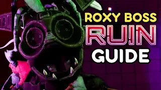 Roxy Boss Battle GUIDE | Five Nights at Freddy's Security Breach RUIN