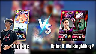 Cake & Walking Mickey Vs  Chit Nge
