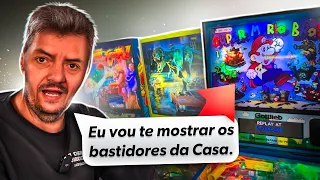 Os bastidores da NOVA CASA DO VIDEOGAME! O Tiozão comprou 2 fliperamas raríssimos!