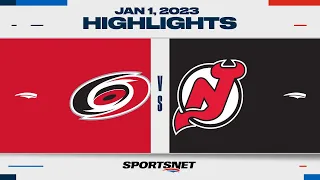 NHL Highlights | Hurricanes vs. Devils - January 1, 2023