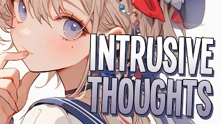 Nightcore - Intrusive Thoughts | Natalie Jane [Sped Up]