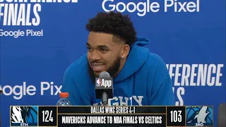 Karl Anthony Towns PostGame Interview | Dallas Mavericks vs Minnesota Timberwolves