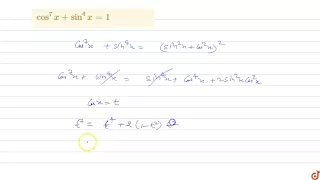 `cos^7x+sin^4x=1`