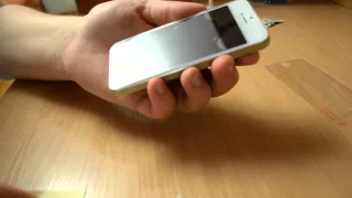 Краш тест, защитного стекла на iPhone 5s 0,25 мм