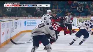 Jack Hughes vs Canada U20 | Aug 4 2018