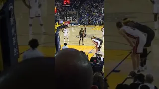 D-wades final game at Oracle, Durant shooting a free throw (great seats)