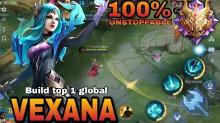 Vexana build and emblem 2023 / UNSTOPPABLE ITEMS/ ~MLBB