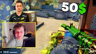 IM PAYS S1MPLE 50$ PER HOUR TO CARRY HIM!! S1MPLE & IM PLAY FACEIT TOGETHER!! | CSGO