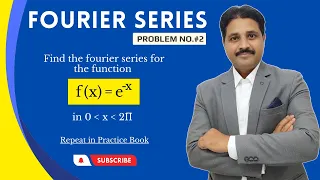 FOURIER SERIES SOLVED PROBLEM 2 (LECTURE 10)  @TIKLESACADEMY