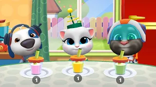 My Talking Tom Friends New Space update Funny Food Gameplay Android ios