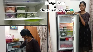 Fridge tour in tamil  Fridge organization tips and tricks  cleaning my sweet home