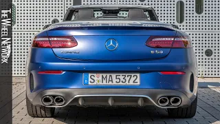 2021 Mercedes-AMG E53 4MATIC+ Cabriolet | Designo Brilliant Blue Magno | Driving, Interior, Exterior