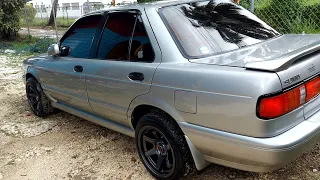 Factory Clean Nissan Sunny B13 1992 Review || One of the Cleanest B13 In Ja 🇯🇲 ♡Car_ReviewsJa♡