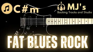 Fat Blues Rock Groove in C# minor | 90 bpm | Guitar Backing Track
