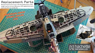 Build a Spitfire Mk1A - Replacement Parts. A 1/18 Scale aircraft build by Hachette PartWorks Ltd