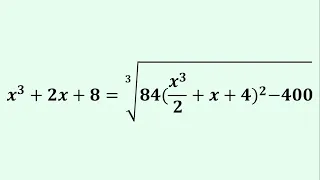 Can You Solve This Incredible Radical Equation? | Algebra Challenge