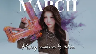 ranking march 2024 k-pop releases + favorite bsides of the album