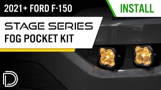 How To Install Stage Series Fog Pocket Kit for 2021+ F-150 | Diode Dynamics