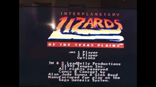 Interplanetary Lizards of the Texas Plains | Sega Genesis unreleased game
