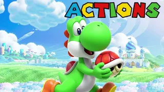 (SPOILER WARNING) Super Mario Bros. Wonder - All Majority of Yoshi Voice Clips