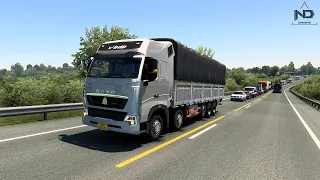 ETS2 Online Việt Nam - Đoàn Xe HOWO A7 Bất Ổn Chở Hàng Từ TP HCM đi Buôn Ma Thuột