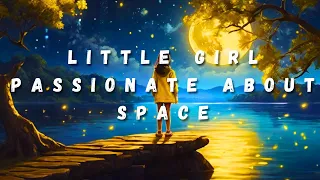 Little Girl Passionate about Space - English