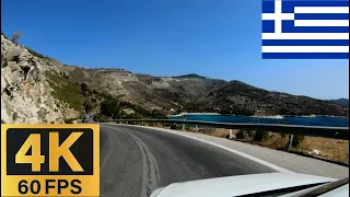 🚗 Driving in THASSOS | LIMENARIA to ALIKI | GREECE #4k60fps