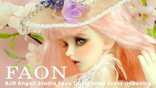 BJD Angell Studio 1/3 FAON (Occidental dress version) Box opening Unboxing 球体関節人形開封 구체관절인형 엔젤스튜디오 개봉